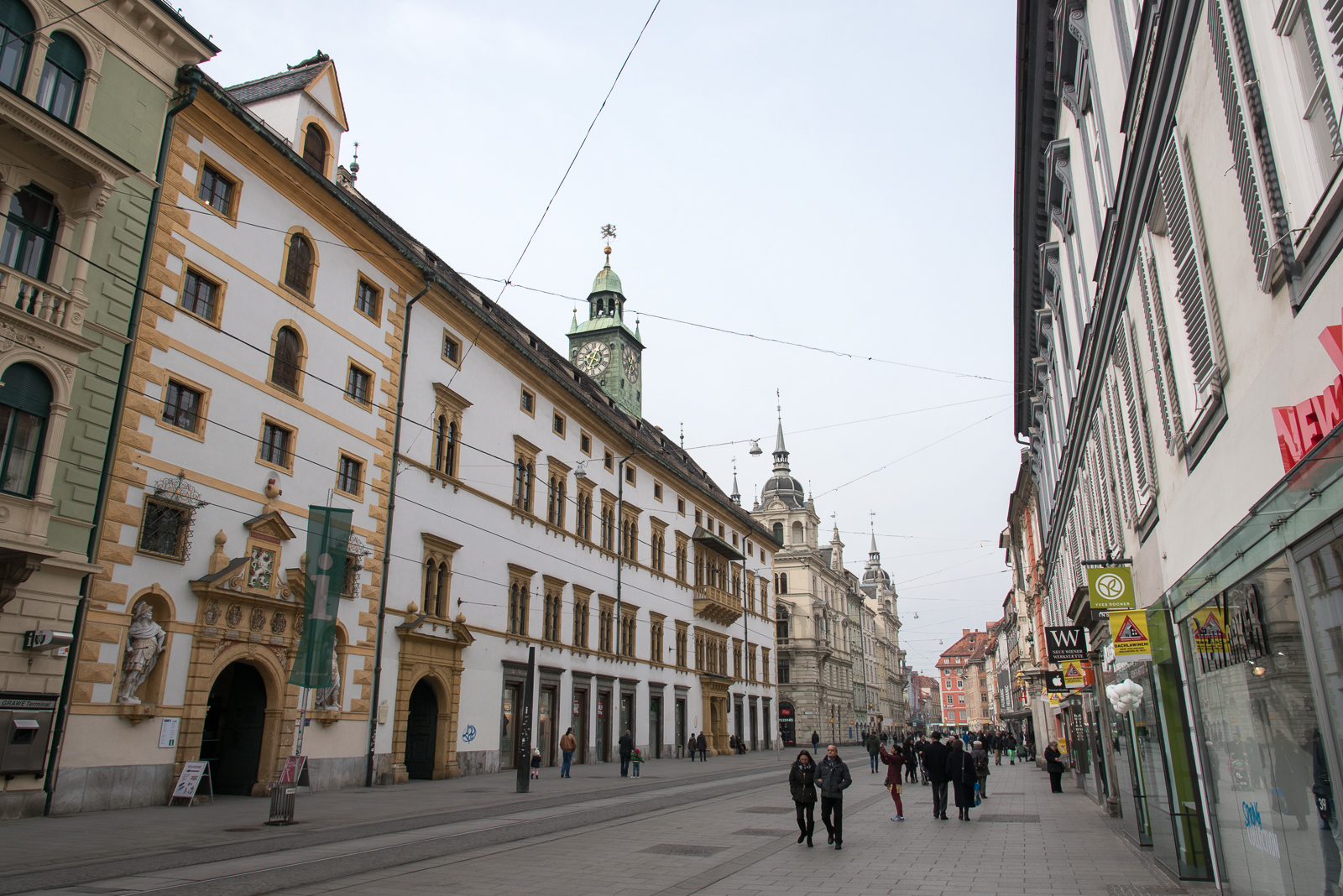 Herrengasse in der Mitte