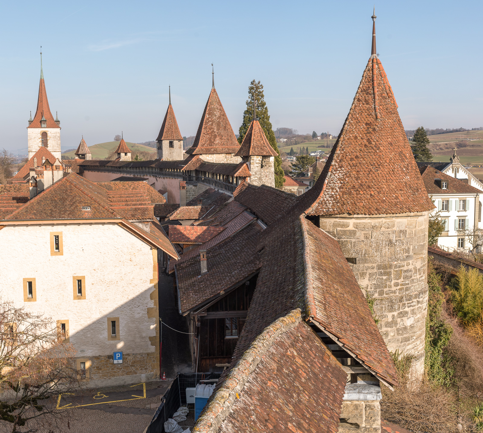 Murten, Stadtmauer