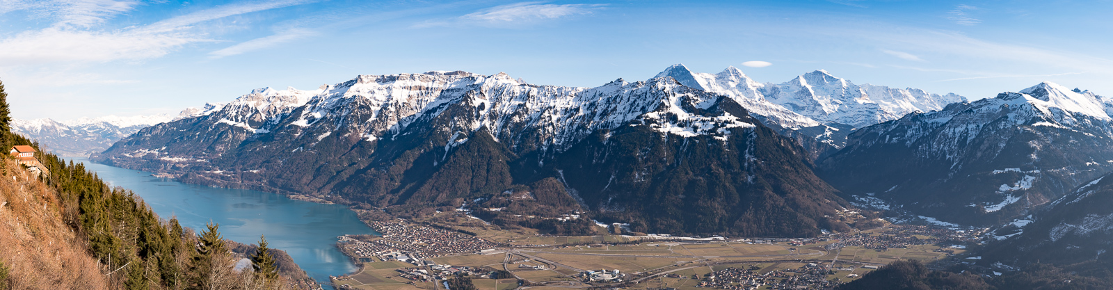 Brienzer See, Eiger, Mönch und Jungfrau