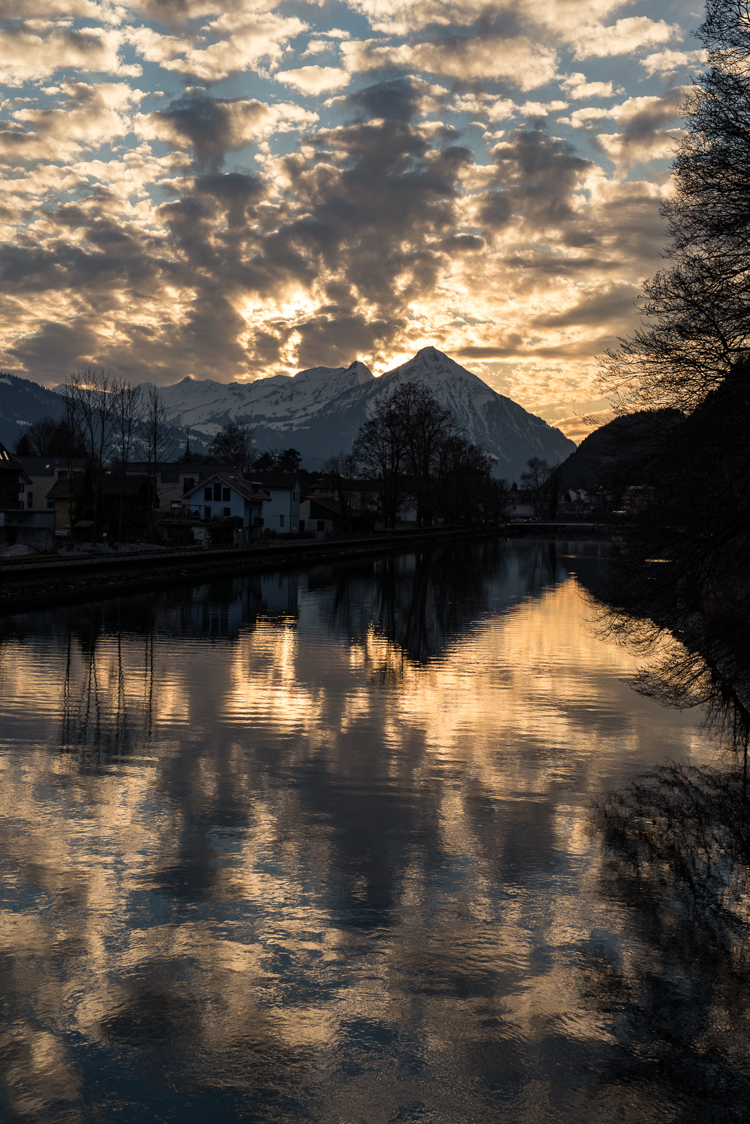 Sonnenuntergang über dem Niesen