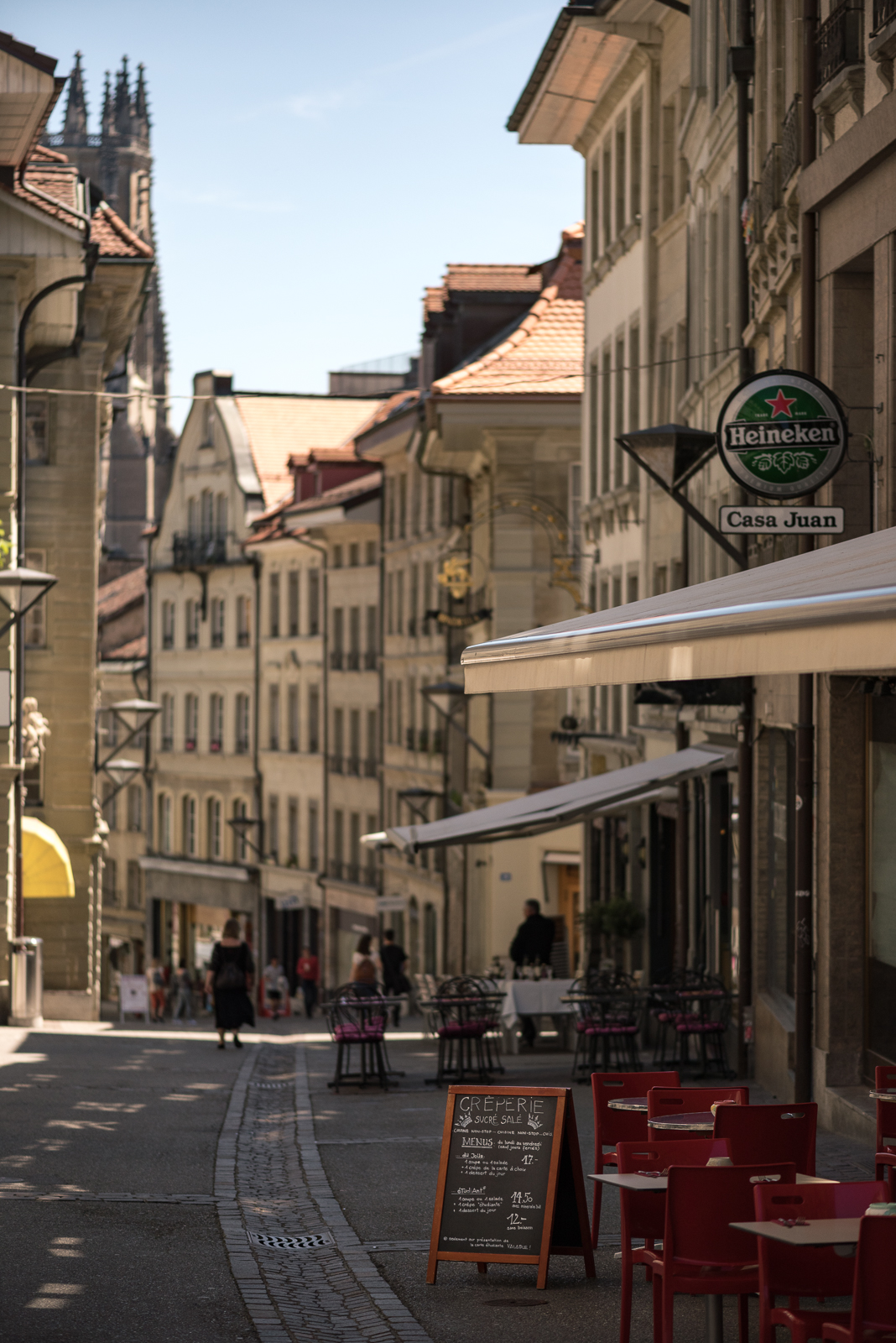 Fribourg zur Mittagszeit