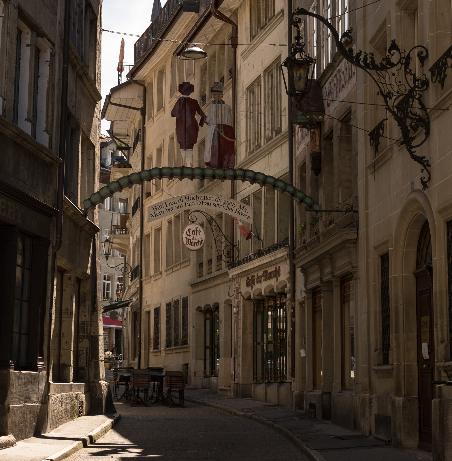 Hochzeitsgasse in Fribourg