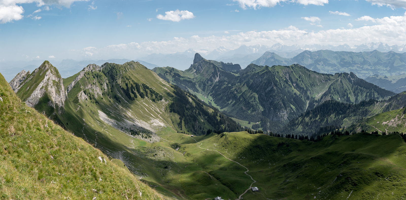 Unterhalb des Gantrischs, Blick Richtung Stockhorn