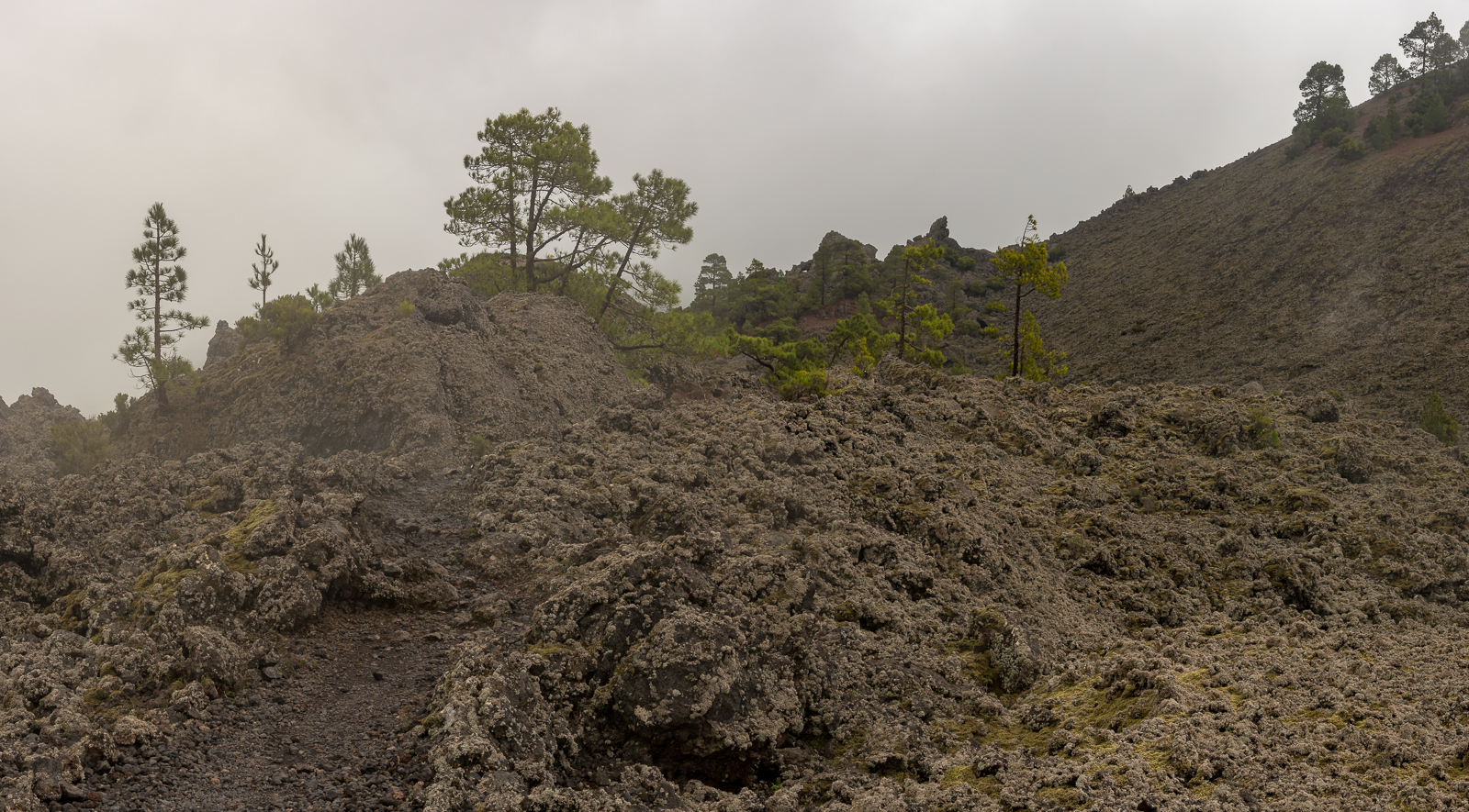 iNebel im Lavafeld