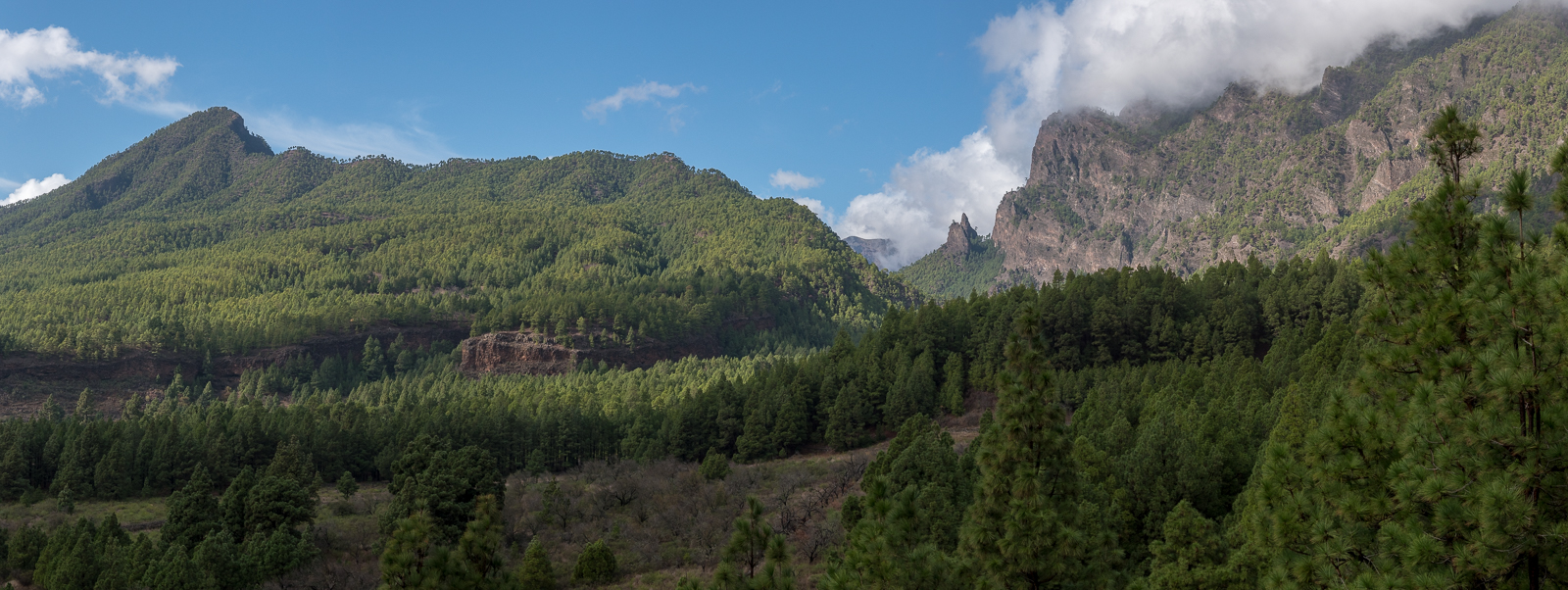 Ein Eingang in die Caldera de Taburiente