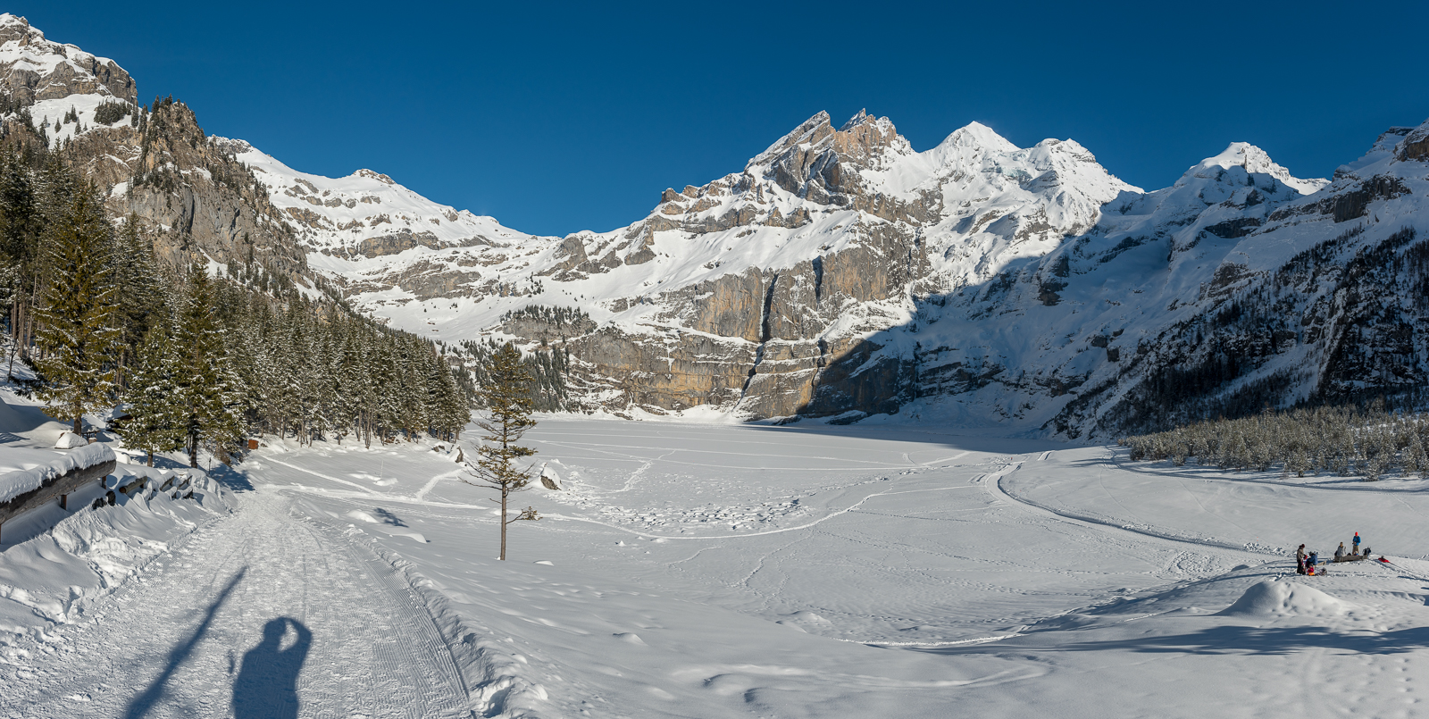 Winter am Oeschinensee