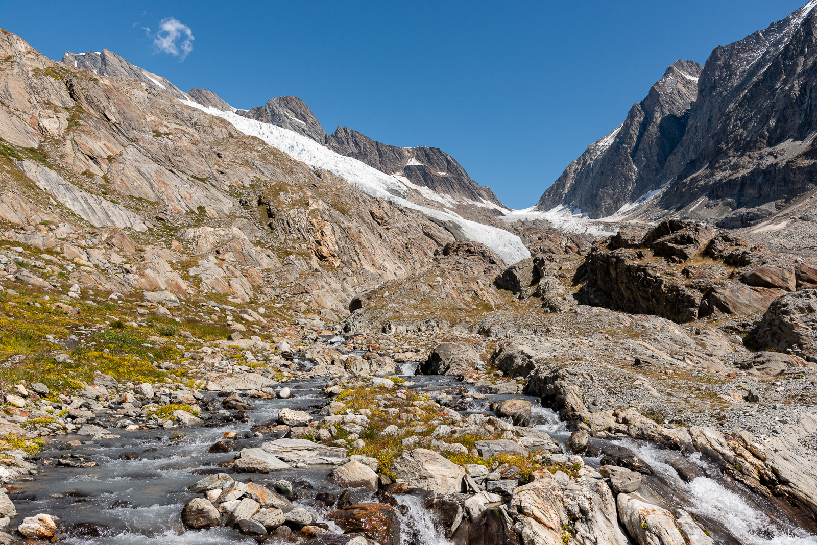 In der Nähe vom Langgletscher