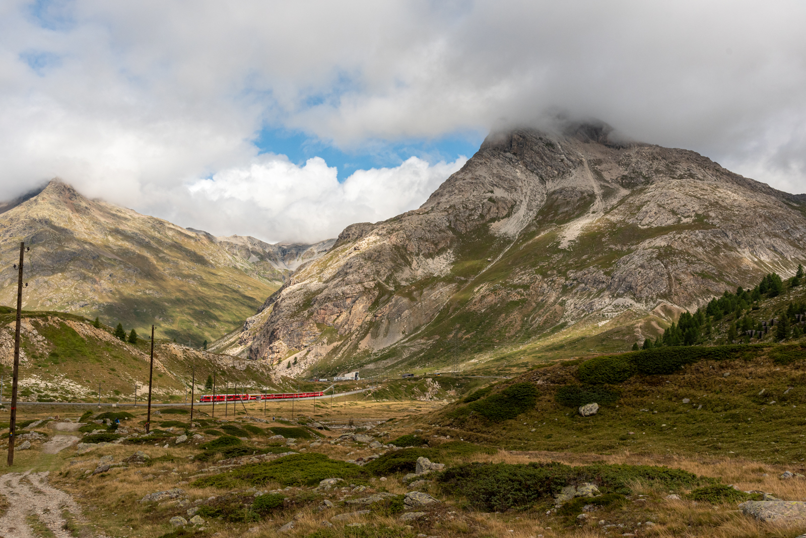 Bernina-Express im Hochland