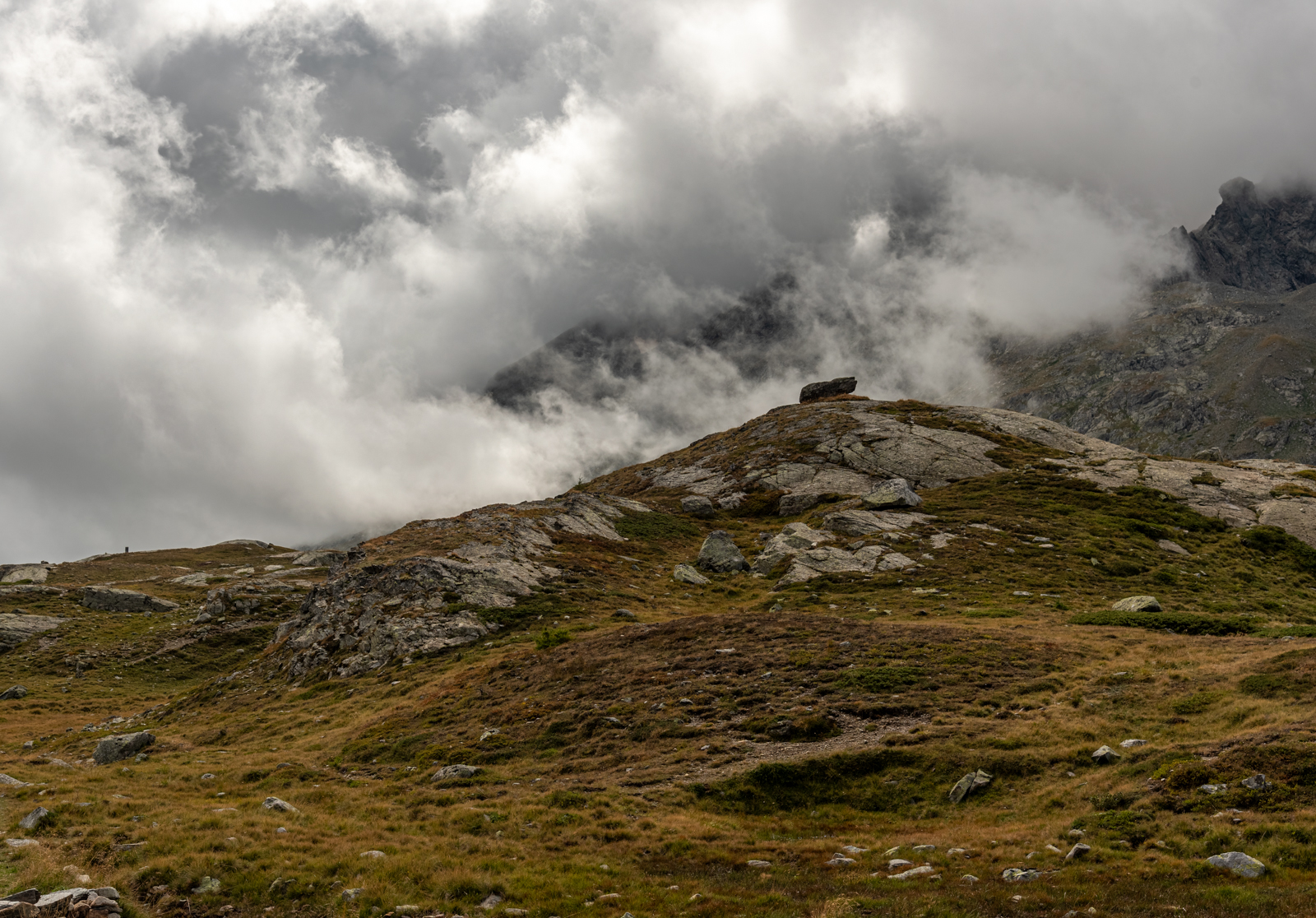 Wolken auf Augenhöhe