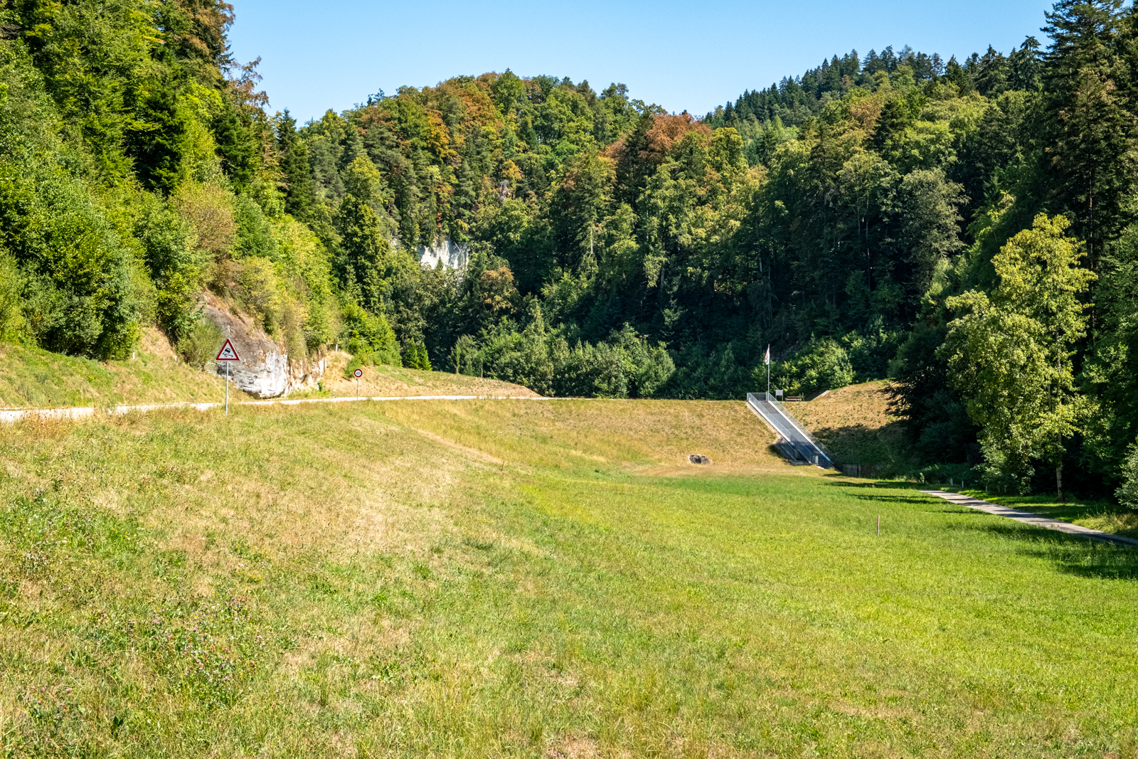 An der Abfahrt nach Burgdorf